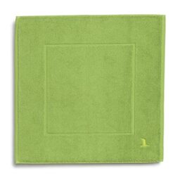 möve Superwuschel bath mat 60 x 60 cm made of 100 % cotton, peridot