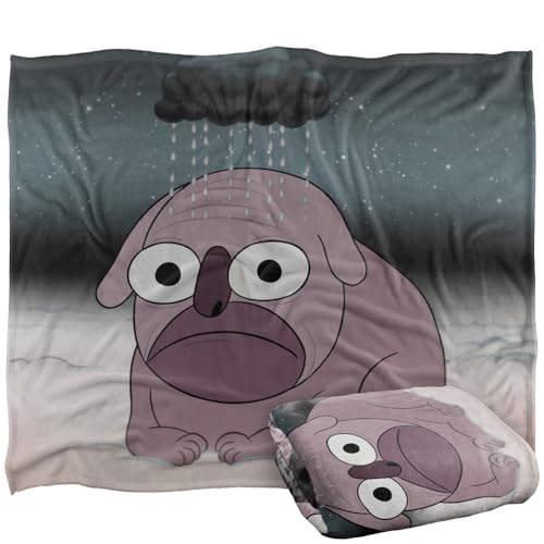 Over The Garden Wall Cloud City Dog Silky Touch Super Soft Throw Blanket 152 X 127 cm, White