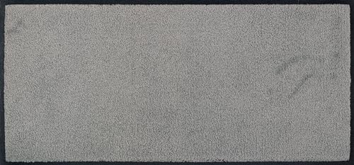 Kleen-Tex wash+dry doormat, Cool Grey 35x75cm, inside and outside, washable, grey