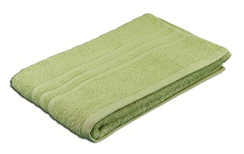 G??zze - Elegant Sauna Towel, Sylt, 100% Cotton, Heavy Weight (440 g/m??), 70 x 200 cm - Lime