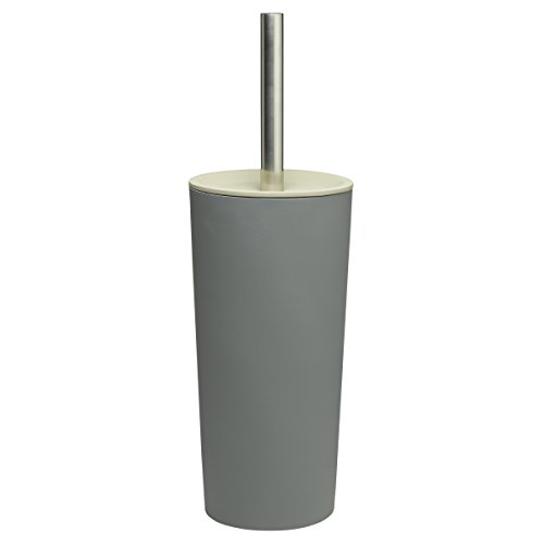 Sealskin Two Tone Toilet Brush and Holder, Polyresin, Grey