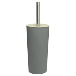 Sealskin Two Tone Toilet Brush and Holder, Polyresin, Grey