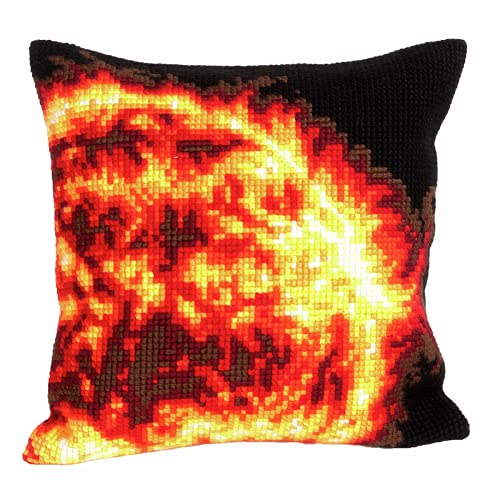 Collection d'Art Cushion KIT/BLACK-AND-WHITE/40 X 40, Multi, 40 x 40cm