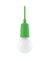 SOLLUX Pendant Lamp Diego Unique Design Without Lampshade Minimalist Lighting Minimalist Lighting LED Single Bulb Green
