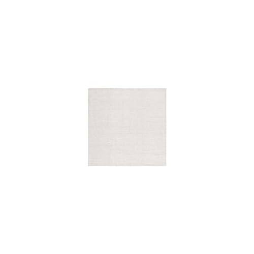 Safavieh Contemporary Rug for Living Room, Dining Room, Bedroom - Abstract Collection, Short Pile, in Ivory, 180 x 180 cm