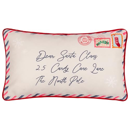 furn. Dear Santa Polyester Filled Cushion (Multicolour - 30x50cm)