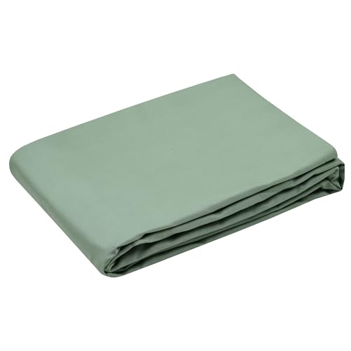 STOF - Duvet cover – Size 240 x 220 cm – Quality cotton percale – 100% Oeko-Tex certified cotton – Colour Green – Elysee model – Bed linen for home – Double bed – Double