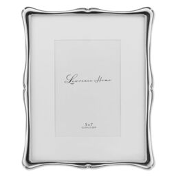 Lawrence Frames 710280 5 by 7-Inch Silver Metal Romance Picture Frame, Matted, 8x10
