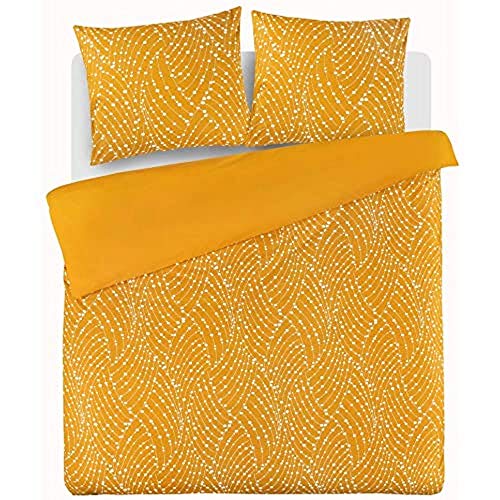 DayDream bedwear hazel yellow duvet covers, Cotton, 200 x 200/220
