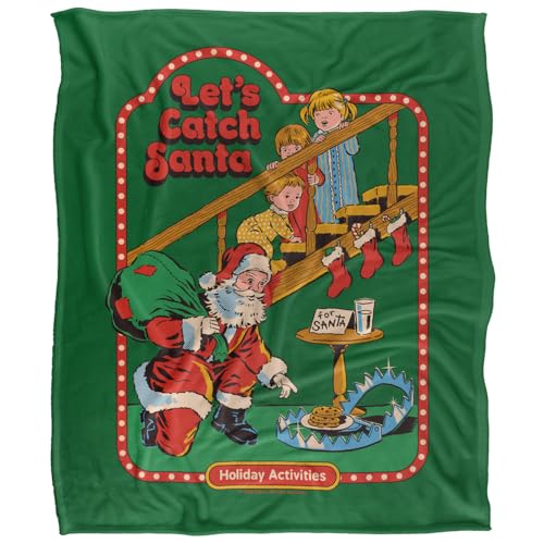 Steven Rhodes Let'S Catch Santa Silky Touch Super Soft Throw Blanket 152 X 127 Cm