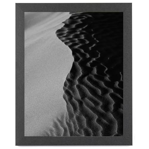 RED OCEAN Versatile A4 Black Picture Photo Frame 21 x 29.7 cm Display, Landscape or Portrait Orientation, Wall-Mount & Desk Stand A4 Certificate Premium Poster Display (1)