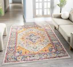 San Marino Multicolour Traditional Living Area Rug, Heritage, 120x170cm