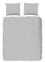 Large Size Cotton Duvet Cover (240 x 220 cm) (No Ironing) Light Grey