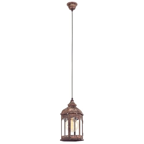 EGLO 49224 REDFORD 1 Pendant Light in Copper-Coloured Steel