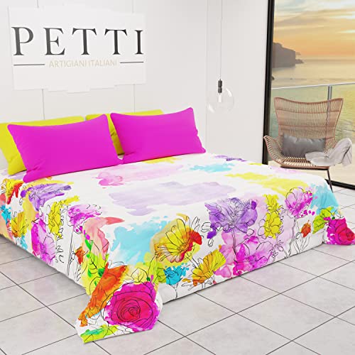 PETTI Artigiani Italiani - Spring/Summer Single Bedspread Design Aesthetics 04 100% Hypoallergenic Microfibre 100% Made in Italy