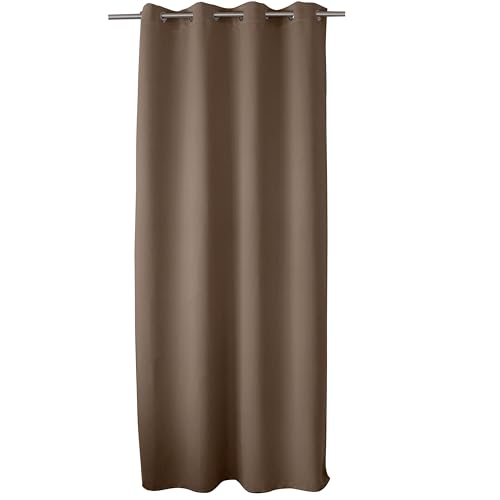 Enjoy Home 2010 vs140240 Blackout Curtain with 8 Eyelets 140 x 240 cm Polyester Mink Blanket
