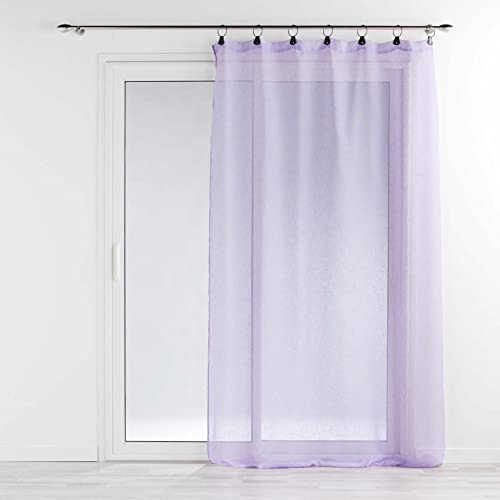 Douceur d'Intérieur Lilac Ring Top Curtain 140 x 240 cm