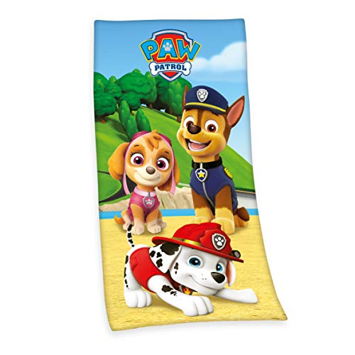 Herding PAW PATROL Bath Towel, 150 x 75 cm, Cotton, Multicoloured