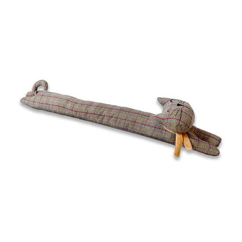 Sweet Home - Draught Excluder Under Door and Windows Valid for Armoured Door, Padded Polyester, Practical Door Draught Excluder with Handle, Sausage Draught Excluder Long 80 cm and Diameter 10 cm