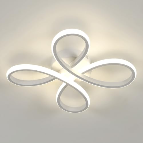 Comely Modern LED Ceiling Light, 30W 3400LM Ceiling Lamp Fixture Lighting for Bedroom, Living Room, Dining Room, Kitchen, Natural Light 4500K, 30cm