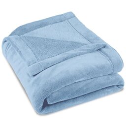 CelinaTex Montreal cuddly blanket microfibre blanket Coral fleece XXL 220 x 240 cm light blue