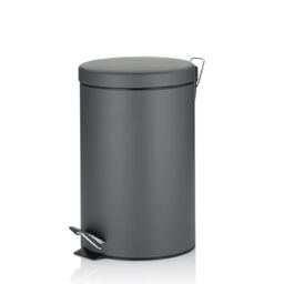 KECKU Kela 10942 Cosmetics Bin, Silent Close, Metal, Timon, Dark Grey, 12 l