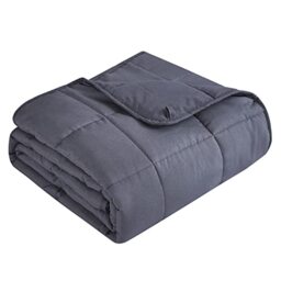 "Topcee Weighted Blanket for Adults (12 lbs, 60"" x 80"") Queen Size Soft Cooling Heavy Blanket Sleeping, Apply to 110-130 lbs Body, Thick Breathable Blanket with Glass Bead, Easy Care"