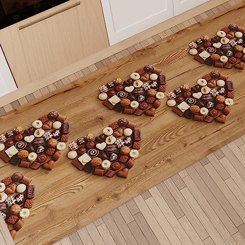 PETTI Artigiani Italiani-Kitchen Rug, Kitchen Rectangualr Rugs, Area Rug, 3D Print Pattern, 100% Made in Italy