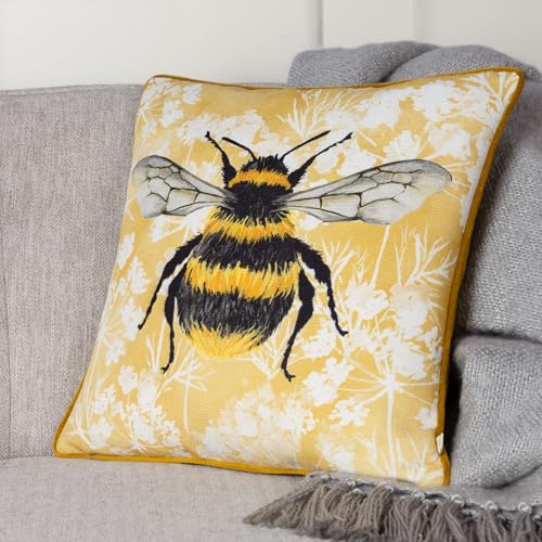 furn. Wylder Manor Bee Piped Feather Rich Filled Cushion