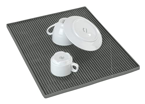 WENKO Maxi Dish Draining Mat, Grey