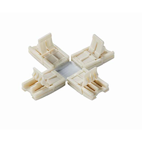 National Lighting Four Way Connector Accessory for The TROCKEN LED Tape IP20 Rated, Mixed