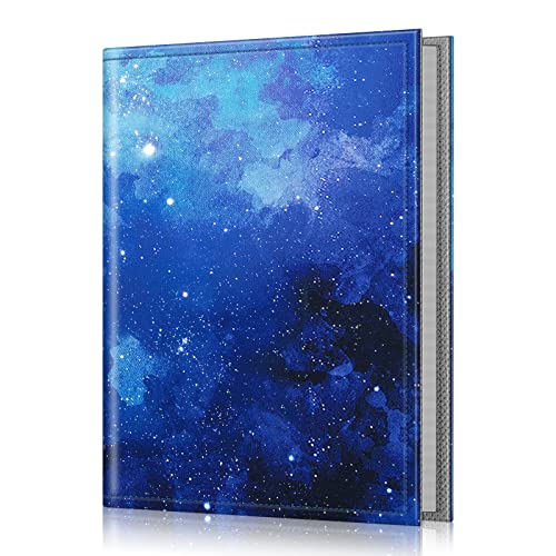 FINTIE Starry Sky Family Photo Album 4x6 inch - Portable Mini Wallet Album with 52 Photos