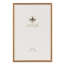 Lawrence Frames 670046 4x6 Simply Gold Metal Picture Frame