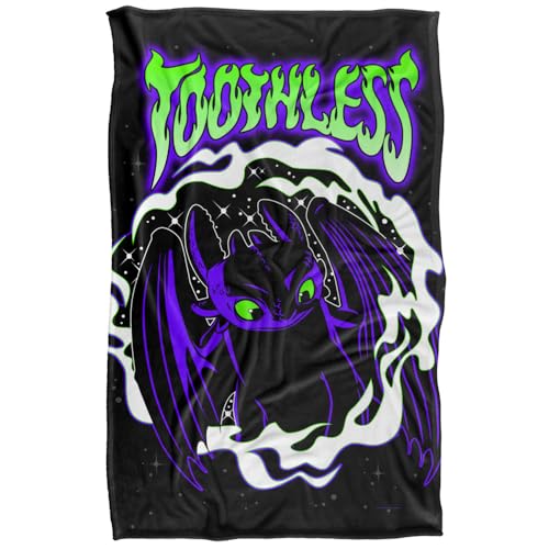 Toothless Night Fury Dragon Silky Touch Super Soft Throw Blanket 91 x 147 Cm