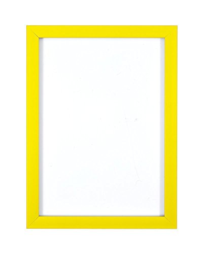 Frame Company Candy Range 8 x 8 Inch Plastic Picture Photo Frame, Dijon Yellow
