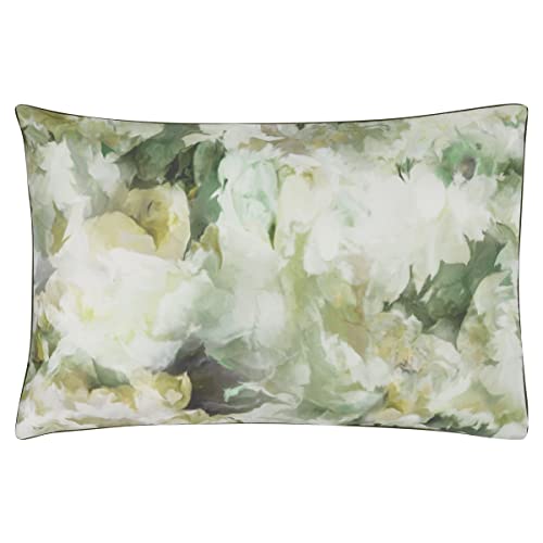 Designers Guild Celadon Day Flowers Cotton Percale Pillowcase, 50 x 75 cm