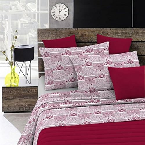 MB HOME ITALY Sweet Moments Bed Set, Pink Graphic, 1 Seater