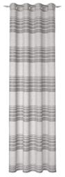Deko Trends Tab-top curtain, Polyester, Platinum, 245 x 140 cm