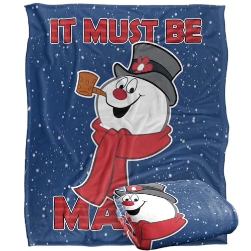 FROSTY THE SNOWMAN Blanket, 152 x 127 cm It Must Be Magic Silky Touch Super Soft Throw Blanket