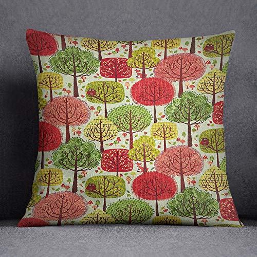 Bonamaison Decorative Cushion Cover, Cotton Polyester, Multicolor, 45X45