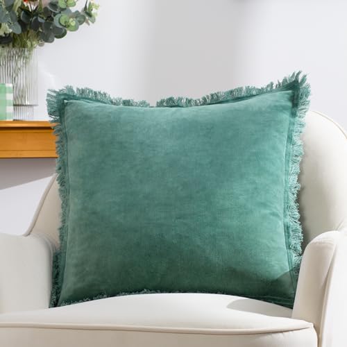 furn. Gracie Velvet Fringed Feather Filled Cushion