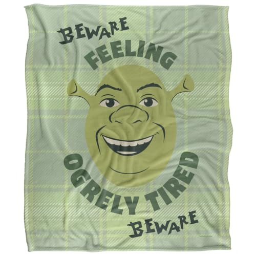 Shrek Feeling Tired Ogre Silky Touch Super Soft Throw Blanket 152 X 127 Cm