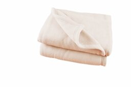 Poyet Motte Polex Fleece Blanket Polyester Ecru, polyester, off-white, 300x240 cm