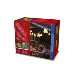Konstsmide Garden Lights/String Lights Mains Powered 9.15m Shatterproof 10 LED Bulbs Dimmer Connectable up to 40 Bulbs