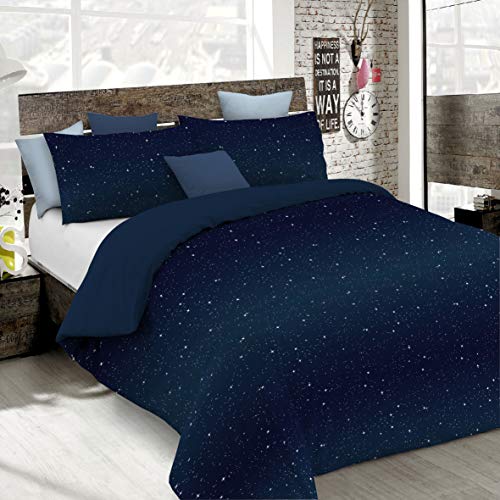 Italian Bed Linen Duvet Cover Fashion, Microfiber, Stars, Single