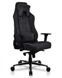 Arozzi Vernazza Soft PU Leather Ergonomic Office and Gaming Chair with High Backrest Recliner Swivel Tilt Rocker Adjustable Height and Adjustable Lumbar and Neck Support - Pure Black