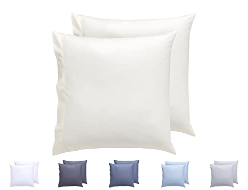 Todocama Set of 2 Extra Soft Hypoallergenic Microfibre Pillow Cases