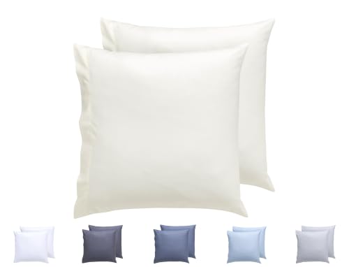 Todocama Set of 2 Extra Soft Hypoallergenic Microfibre Pillow Cases