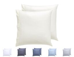 Todocama Set of 2 Extra Soft Hypoallergenic Microfibre Pillow Cases