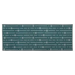 JVL Savio Machine Washable Runner Mat, 57 x 150 cm, Teal, One Size, 07-137TE